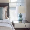 Dual Orb Table Lamp with Fabric Shade Light Blue - Lalia Home: Chic Ceramic, No Assembly Required, UL Listed - 4 of 4