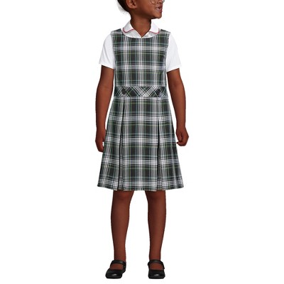 Lands' End Kids Uniform Plaid Jumper