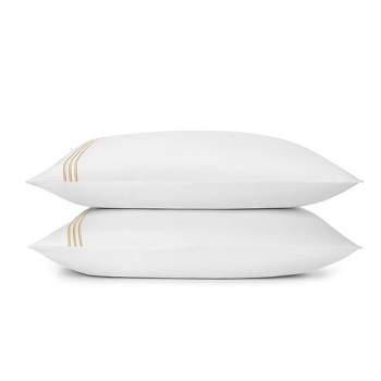 Embroidered Sateen Pillowcase Set - Standard Textile Home