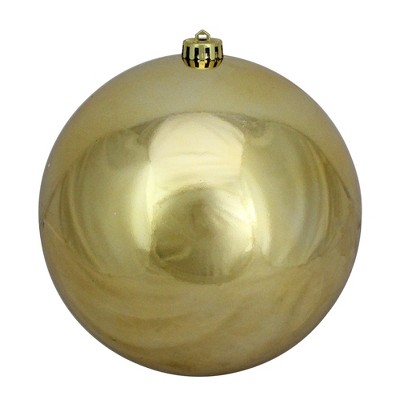 Northlight 8" Shatterproof Shiny Christmas Ball Ornament - Gold