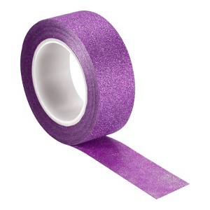 Unique Bargains Self-Adhesive Decorative Gift Wrapping Craft Glitter Tape - 1 of 4