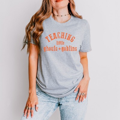 Simply Sage Market Teaching Little Ghouls and Goblins Short Sleeve Tee