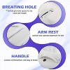 BestMassage Massage Bed Portable 2 Fold Massage Table with Towel Hanger Oil Pouch Half & Round Bolsters - 3 of 4