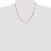 Black Bow Jewelry 1.65mm, 14k Yellow Gold, Solid Spiga Chain Necklace - 2 of 4