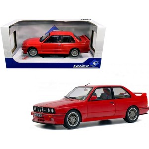 1986 BMW E30 M3 Red 1/18 Diecast Model Car by Solido - 1 of 4