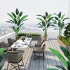Bird of Paradise Artificial Bird of Paradise Plant 6FT(72in) Fake Palm Tree  with 14 Trunks Faux Leaves - 4 of 4