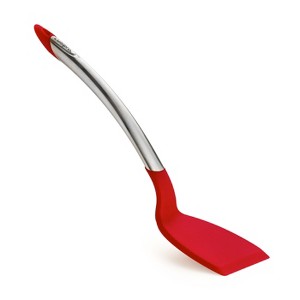 Cuisipro Silicone & Stainless Steel 12.5-Inch Turner, Black - 1 of 1