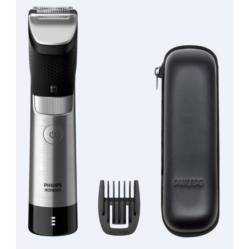 Philips Norelco Series 9000 Beard &#38; Hair Men&#39;s Rechargeable Electric Trimmer - BT9810/40, 1 of 12