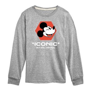 Boys' - Disney - Mickey Mouse Long Sleeve Graphic T-Shirt - 1 of 4
