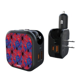 Marvel Spider-Man Pattern 18-Watt 2 in 1 USB A/C Charger - 1 of 3