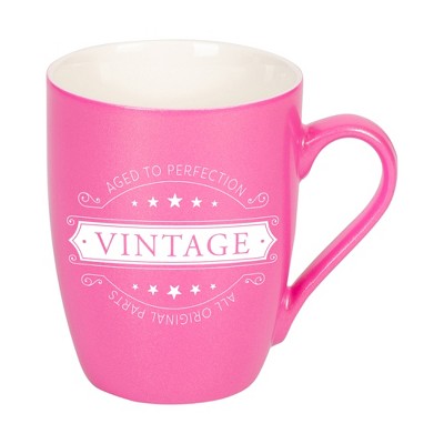 Elanze Designs Aged To Perfection Vintage All Original Parts Princess Pink 10 ounce New Bone China Coffee Cup Mug