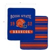 NCAA Boise State Broncos Varsity Plaque Double Sided Royal Plush Blanket: Sports Team Logo - 2 of 3