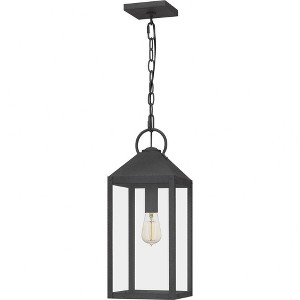 Quoizel Lighting Thorpe 1 - Light Pendant in  Mottled Black - 1 of 4