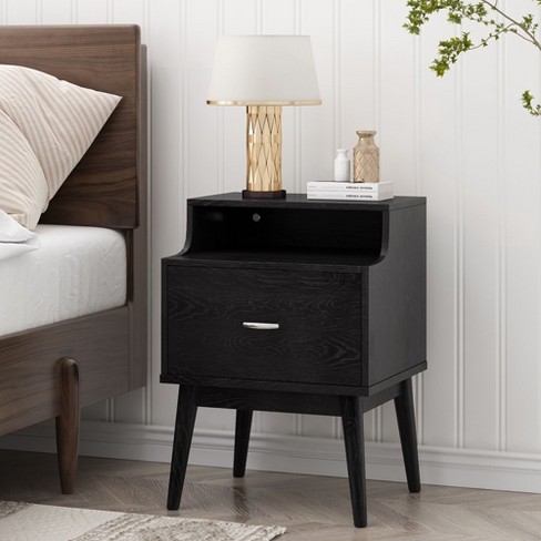 Mid century modern nightstand target deals