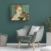 Trademark Fine Art - Pierre Renoir 'Woman With a Cat 1875' - 4 of 4