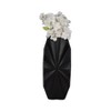 Modern Decorative Aluminum Vase with Sculptural Faceted Starburst Design - Contemporary Decorative Accent for Living Room, Bedroom, and Office Decor - 3 of 4