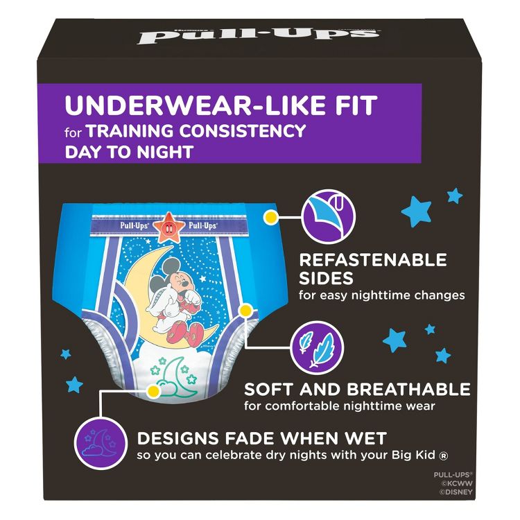 Pull-Ups Night-Time Potty Disposable Training Pants - Boys - (Select Size and Count), 3 of 12