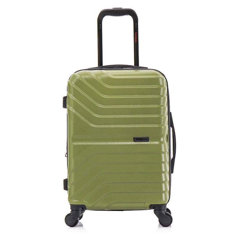 InUSA Aurum Lightweight Hardside Carry On Spinner Suitcase - Green, 1 of 19