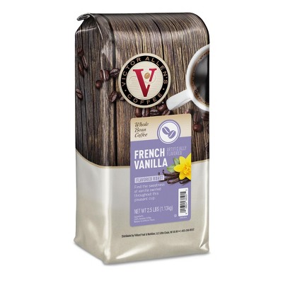 Victor Allen's Coffee French Vanilla Whole Bean 2.5 Pound Bag : Target