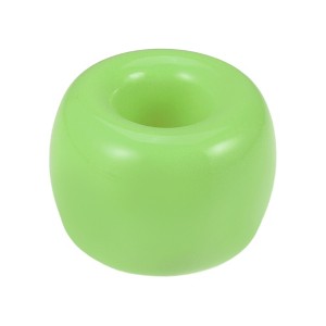 Unique Bargains Bathroom Round Mini Ceramic Toothbrush Holder 1.65"x1.18" - 1 of 4