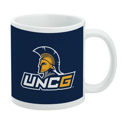 UNC Greensboro Primary Logo Ceramic Coffee Mug Novelty Gift Mugs for Coffee Tea and Hot Drinks 11oz White