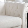 CAVINAS Sofa Cama, Modern PU Couch, Living Room Couch with Birch Legs, Small Couches for Bedroom, Apartment - 2 of 4