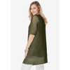 Jessica London Women's Plus Size Crochet Long Cardigan - 4 of 4