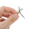 Unique Bargains Women's Cross Faux Pearl Ponytail Buckle Hair Clip 1 Pc - 4 of 4