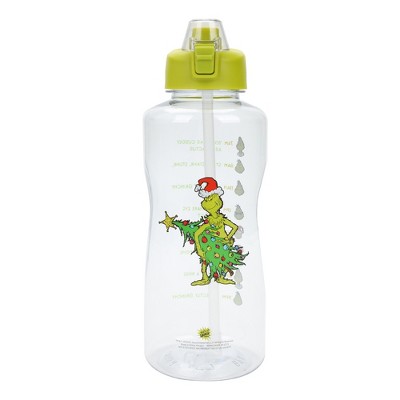 Grinch Hydration Motivation 2-Liter Plastic Water Bottle