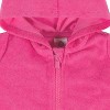 Gerber Baby and Toddler Girls' Swim Zipper Hoodie Terry Coverup - 3 of 4