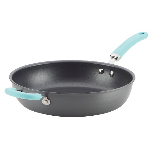 12-Inch Hard Anodized Nonstick Deep Frying Pan with Lid