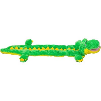 Outward Hound Squeaker Matz Plush Gator Dog Toy, XL
