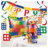 Block Birthday Party Decorations Kit