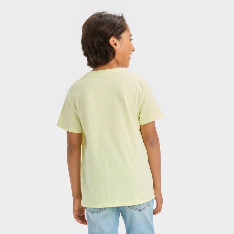 Boys' Short Sleeve Heathered T-Shirt - Cat & Jack™, 3 of 5