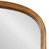 Kate & Laurel All Things Decor 24"X36" Talma Capsule Wall Mirror Rustic Brown - 3 of 4