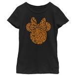 Girl's Minnie Mouse Halloween Disney Minnie Mouse Silhouette Filled T-Shirt