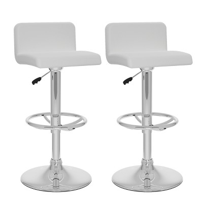 Set of 2 Counter And Barstools White - CorLiving