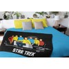 Intimo Star Trek The Original Series TOS U.S.S Enterprise Crew Silk Touch Throw Blanket Black - 2 of 3