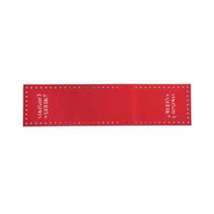 C&F Home 47" x 12" Red Felt "Merry Xmas" Sentiment Die Cut Table Runner - 1 of 3