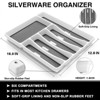 Itopfox 49-Piece Silverware Set with Organizer, Heavy Duty Stainless Steel Flatware for 8, Cutlery Utensil Sets with Steak Knives, Rust-proof - 4 of 4