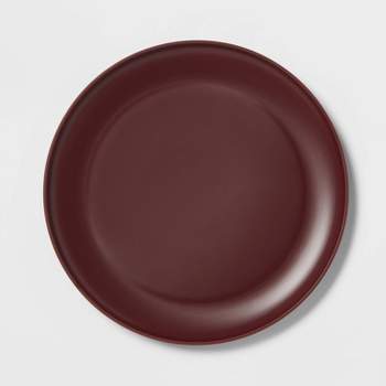 10.5" Plastic Dinner Plate Red - Room Essentials™