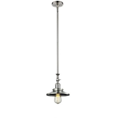Innovations Lighting Railroad 1 - Light Pendant in  Polished Nickel