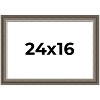 PosterPalooza | Weathered Black Picture Frame - UV Acrylic, Backing Board, Hanging Hardware Included - 2 of 4