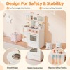 Karl Home Wooden Kitchen Playset With Sink, Oven, Microwave, And Coffee Machine - 4 of 4