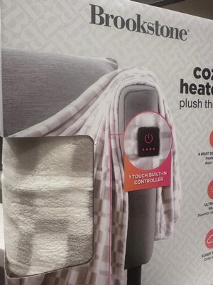 Brookstone heated throw blinking red light sale