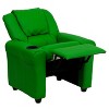 Emma and Oliver Contemporary Kids Recliner with Cup Holder and Headrest - 2 of 4