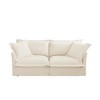 NicBex Couches for Living Room Single Deep Seat Sofa Couch Fabric Slip-covered Armchair with 1 Big Back Cushion and 2 Big Toss Pillows - 2 of 4