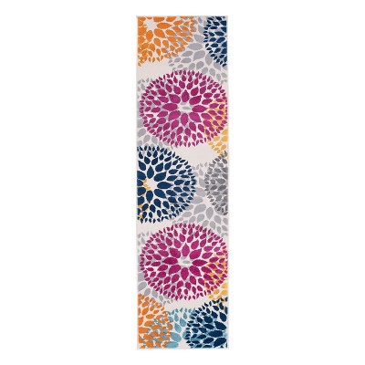 World Rug Gallery Modern Floral Circles Area Rug
