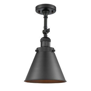 Appalachian - 1 Light Semi-Flush Mount In Traditional Style-16 Inches Tall and 8 Inches Wide - 1 of 2