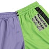 Hunter X Hunter Gon & Killua Split Green & Purple Basketball Shorts - 4 of 4